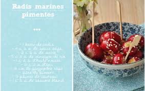 Pich A La Fraise Radis Marines Radis Aperitif Facile