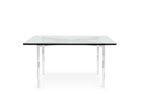 Mies van der rohe's barcelona coffee table displays the pure compositional structure that epitomizes modern architecture. Mies Van Der Rohe Glass Plate For Barcelona Table Steelclassic