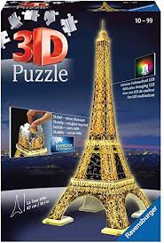Maybe you would like to learn more about one of these? Amazon Com Ravensburger Eiffel Tower Night Edition 216 Piece 3d Jigsaw Puzzle For Kids And Adults Easy Click Technology Means Pieces Fit Together Perfectly Toys Games