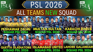 PSL 2026 Squad | PSL 2026 ...
