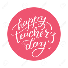 Este jueves 6 de julio celebraremos el día del maestro en todo el perú. Feliz Dia Del Maestro Letras De La Mano Plantilla Para Tarjetas De Felicitacion Carteles Impresion Ilustraciones Vectoriales Clip Art Vectorizado Libre De Derechos Image 77455583