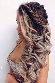 24 Chic Hairstyles For Prom To Let You Be Amazing Elegant Wedding Hair Hair Styles Chic Hairstyles