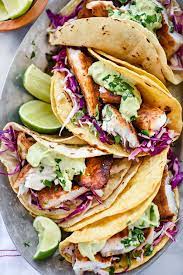 Just pan saute the fish until lightly brown on each side. Blackened Fish Tacos With Creamy Avocado Sauce Sheet Pan Fish Tacos Are Perfectly Ready For The Last Day Of Lent Foodi Blackened Fish Tacos Fish Recipes Food