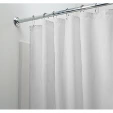 Mold Mildew Resistant Fabric Shower Curtain Liner White Walmart Com Fabric Shower Curtains White Shower Curtain Vinyl Shower Curtains