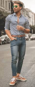 13 Fresh Ways To Style Dress Shirts In 2020 Mens Casual Outfits Mens Outfits Shirt Dress Outfit