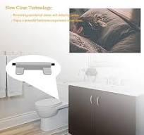 Toilet Seat Hinge Kit for Elongated Toilet Seat Compatible with Kohler  1150464-0, Slow and Quiet Close Design, White