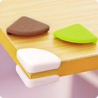 4pcs Set Children Safety Table Desk Protection Cover Baby Safe Crash Corner Guards Pads Table Corner Cover Wish In 2020 Corner Guards Corner Protectors Corner Protectors Baby