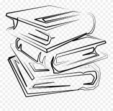 Upload and share your original clipart works now. Cartoon Stack Of Books Transparent Background Stack Of Books Clipart Black Png Download 5238810 Pinclipart
