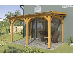 Welche alternativen zur marke eigenbau stehen für die überdachung der terrasse noch zur verfügung. Terrassenuberdachung Skan Holz Siena 434x250 Cm Eiche Hell Bei Hornbach Kaufen