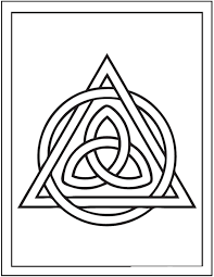 It is also a symbol that is associated with good luck, and if a 4 leaf clover is ever found that is thought to be especially lucky. Celtic Symbols Clipart Coloring And Other Free Printable Design Themes