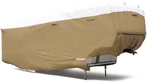 Premium quality rv covers are twice as strong as other fabrics to give your rv the best protection against uv rays, rain, snow and environmental hazards. Elements All Climate 5th Wheel Rv Cover Camping World