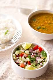 Indian Vegetable Salad Recipe Also Known As Kachumber Spiced With Indian Flavors Kachumb Veg Salad Recipes Vegetable Salad Recipes Vegetarian Salad Recipes