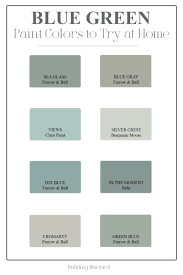 Beautiful Blue Green Paint Colors For