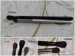 oriflame makeup brushes review