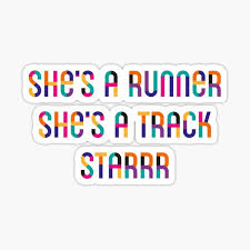 Track Star Stickers Redbubble