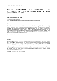 Klik hitung nilai pembayaran | simpan transaksinya. Pdf Analisis Perhitungan Dan Pelaporan Pajak Pertambahan Nilai Pada Pt Industri Kapal Indonesia Persero Di Makassar