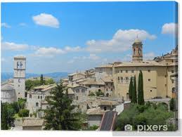 Perugia ist nicht nur die größte, sondern auch eine der schönsten städte umbriens. Leinwandbild Ansicht Von Assisi Perugia Umbrien Italien Pixers Wir Leben Um Zu Verandern