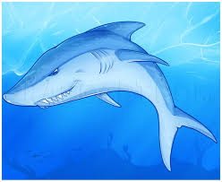 Outline the body and mouth of the shark. How To Draw An Easy Shark Step By Step Drawing Guide By Dawn Dragoart Com
