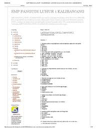 Soal dan jawaban ms excel. Smp Pangudi Luhur 1 Kalibawang Latihan Soal Excel Dan Kunci Jawabannya Pdf