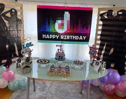 Beautify yourself for the special day. Banners Tik Tok Birthday Party Decorations 53ft Tik Tok Backdrop And Music Theme Birthday Banner For Girls Music Karaoke Themed Party Supplies Toys Games