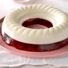 Snowy Raspberry Gelatin Mold Recipe Jello Mold Recipes Gelatin Recipes Desserts