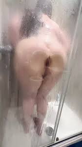 Enormous Trans BBW Curves Pressed Against Glass: British Shemale Big Ass  Porn