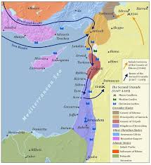Second Crusade Wikiwand Second Crusade Crusades Map