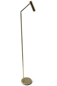 Schlanke Strahler Stehlampe Aus Messing Oder Kupfer Oeil Casa Lumi