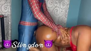 Free Spiderman saved the town then fucken a fan Porn Video - Ebony 8