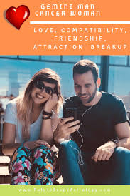 People of this sign can be happy together and their relationships can have the future, but it is necessary to work on them and yourself. Gemini Man And Cancer Woman Love Compatibility Futurescope