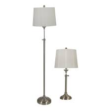 Height table lamp set contemporary blue, white and yellow stained glass shade. Canora Grey Howser 2 Piece Floor And Table Lamp Set Wayfair