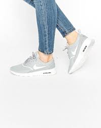 Shop offers nike air max thea black, white, junior, rose gold trainers for your choosing, top quality with lowest price. Nike Air Max Thea Trainers In Grey And White Asos