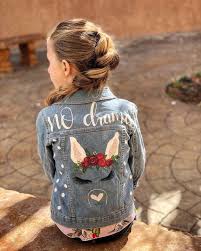 Hand Painted Denim Jacket Kids Denim Jacket Jean Jacket Kids Denim Jacket Painted Denim Hand Painted Denim Jacket