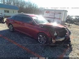 Horsepower (sae net) 252 @ 6500 rpm. Honda Accord Sedan Lx 1 5t 2018 Red 1 5t Vin 1hgcv1f12ja044549 Free Car History