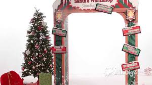 Shop by theme, color, material and more to find decorations that match your specific style. Santa S Workshop Personalized Arch Party Supplies Shindigz Christmas Decorations Youtube