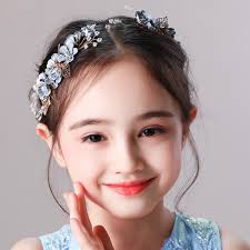 Barrette pour cheveux bleu clair