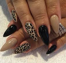 Black And White Cheetah Print Nails Follow Irieshoecloset For More Leopard Print Nails Nail Designs Beautiful Nails