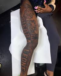 Tat Man Smush On Instagram Her 1st Tattoo Sat Like A Champ Session 2 Complete Girl Leg Tattoos Black Girls With Tattoos Dark Skin Tattoo