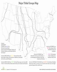 Native American Tribes Map Worksheet Education Com Native American Tribes Map Native American Genealogy Native American Studies