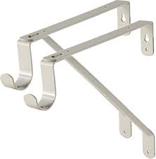 Like the hollow wall anchors, the toggle bolt spreads the load over the back of the wall board, but over a greater area. Amazon Com Desunia Adjustable Closet Rod Shelf Support Bracket White Set Of 2 Home Kitchen