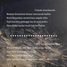 1,733 likes · 2 talking about this. Chairil Anwar The Life Of The Wild Beast In His Poetry E Y E S A N D F I N G E R S