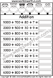 addition expanded form one worksheet free printable worksheets worksheetfun