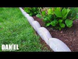Borduri Decorative Din Beton Pentru Parcela Cu Flori Youtube