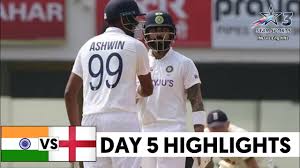 India vs england 2021, 1st test day 5 highlights: India Vs England 1st Test Day 5 Highlights Big Historic Win Youtube