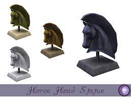 D2diamond S Horse Head Statue