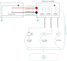 Square d 100 amp panel wiring diagram. Wiring 100 Amp Sub Panel For 1hp Pool Pump And Heater Home Improvement Stack Exchange