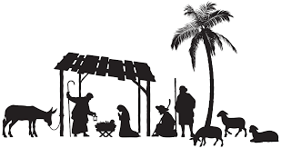 Nativity Scene Silhouette Png Clip Art Image Nativity Scene Silhouette Nativity Scene Pictures Scene Cards