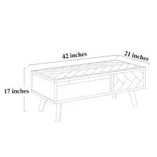 2 pcs wood metal bedside table w/ storage sofa end coffee side table gold. Shop For Natamey Mid Century Modern Coffee Table Rectangle Sofa Table With Storage Shelf Get Free Shipping On Everything At Overstock Your Online Furniture Outlet Store Get 5 In Rewards With Club O 32091775