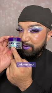 Oooooooh 💖 @whoisbearr #glittergel #glitter #glittermakeup #dragqueen  #glitterbeard #dragqueenmakeup #unicornsnot