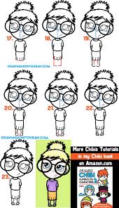 How to draw a girl. How To Draw A Cute Girl With Glasses Illustration Easy Steps Drawing Tutorial For Beginners How To Draw Step By Step Drawing Tutorials
